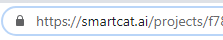 Browser address bar showing the Smartcat server URL