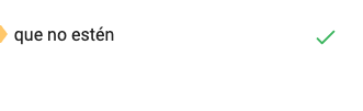 Confirmation button (checkmark) on a segment