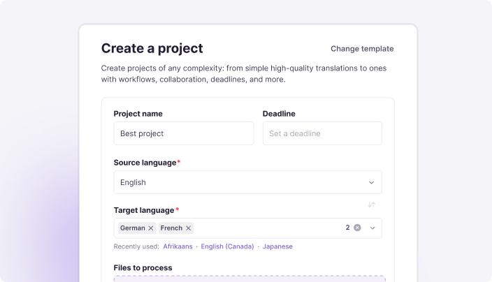 We’ve simplified projects and file translation in Smartcat