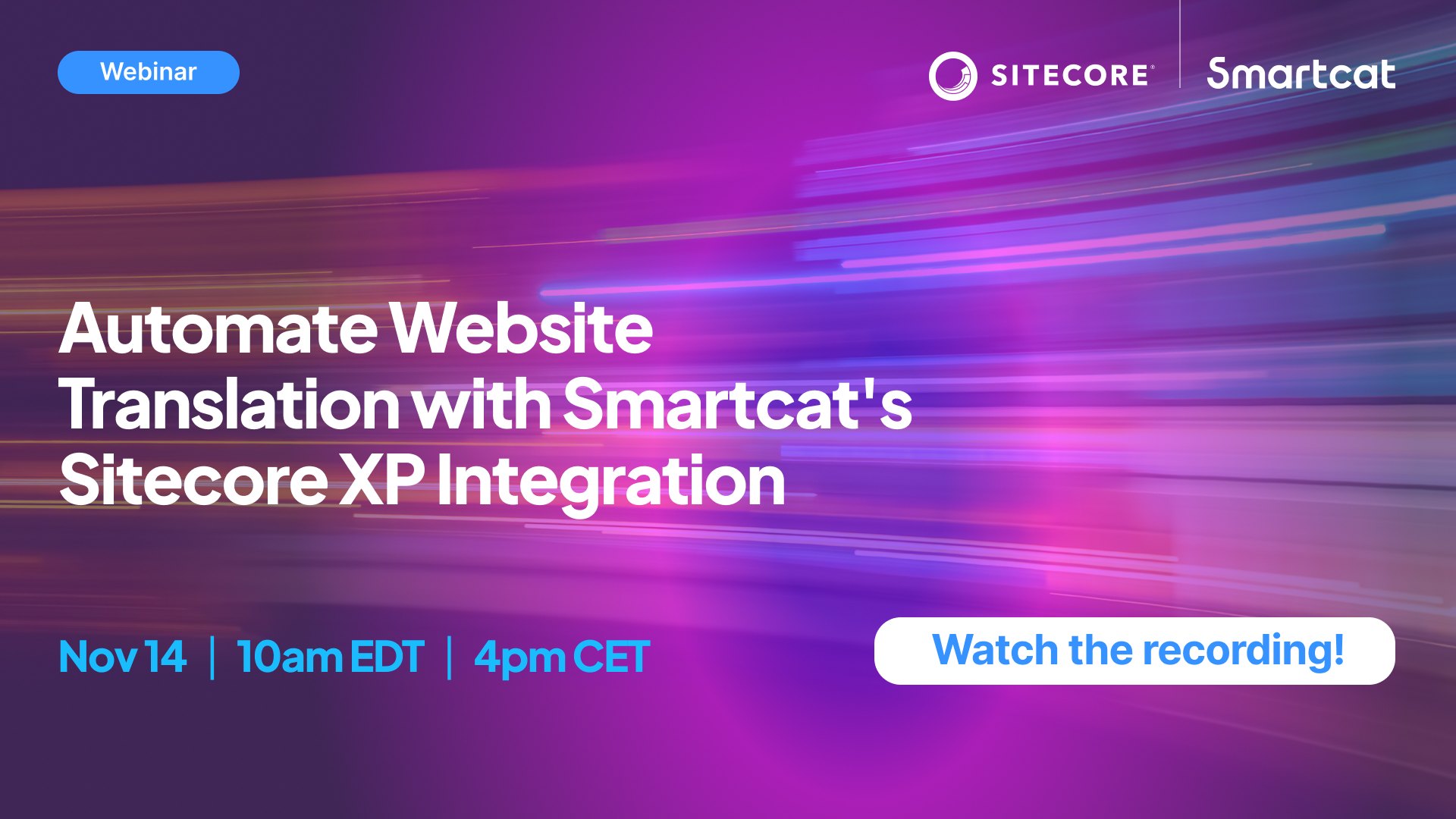 Automate Website Translation with Smartcat's Sitecore XP Integration