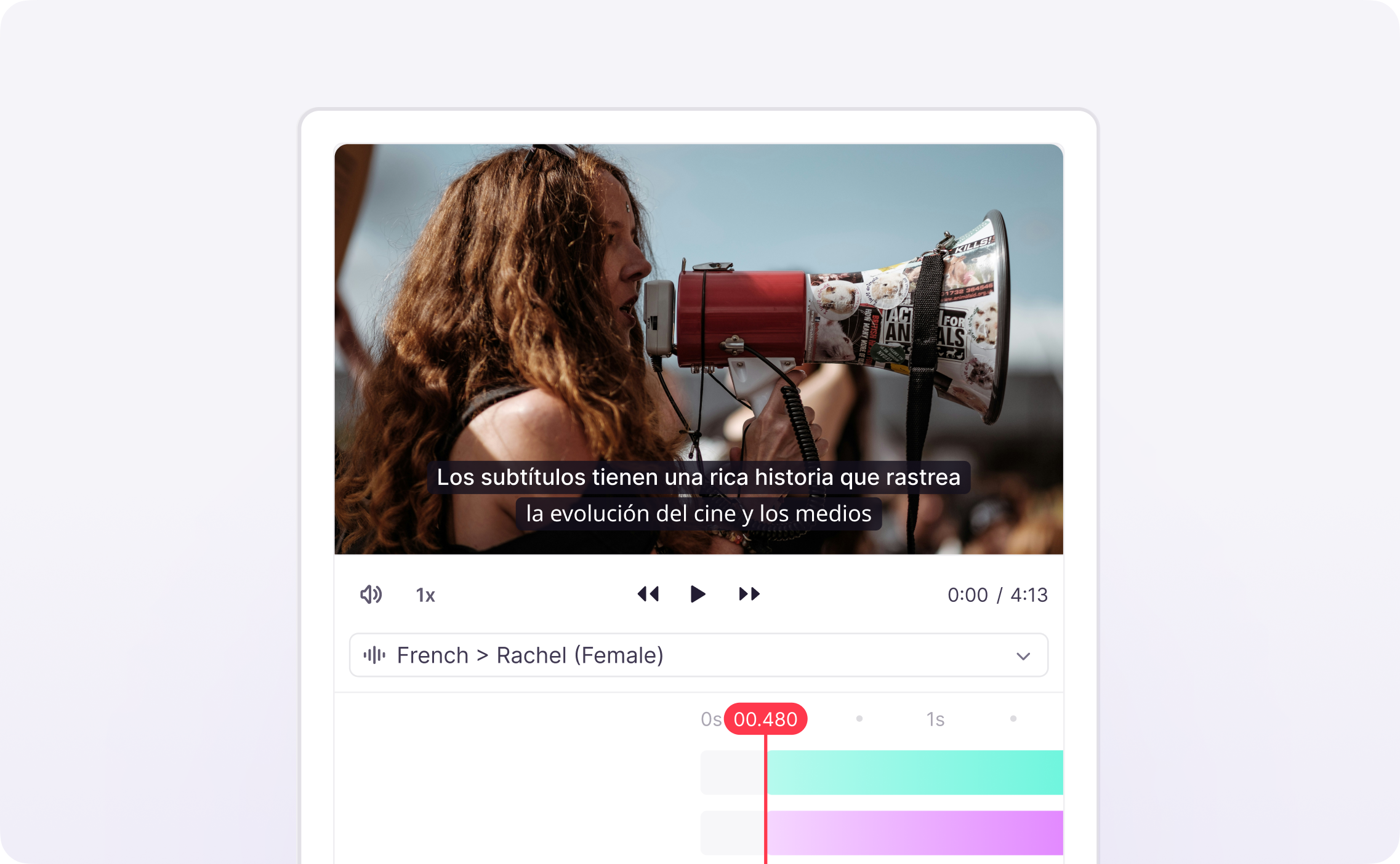 Preview area and timeline panel on the right side of the editor