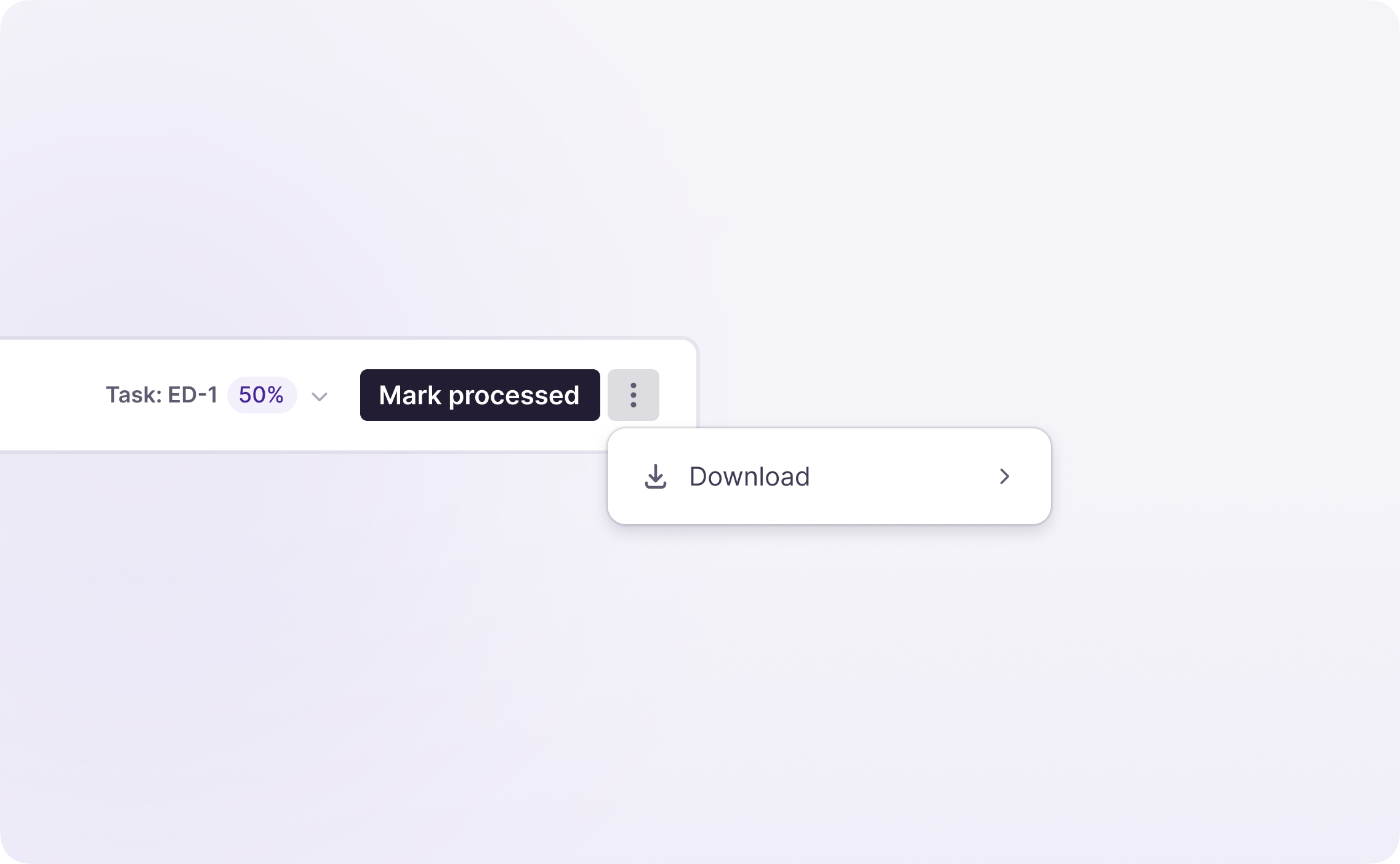 Download option for SRT and VTT subtitle files