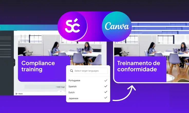 Bring your Canva designs to life In every language