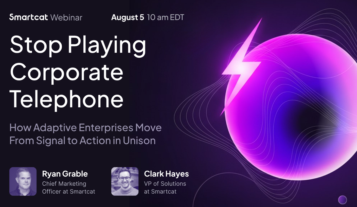 Stop Playing Corporate Telephone: How Adaptive Enterprises Move From Signal to Action in Unison